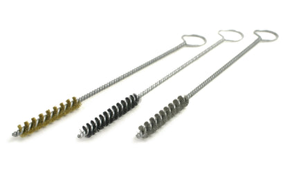 Three Tube Brush Tips for Cleaning Through-Holes