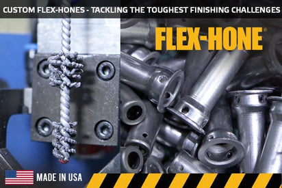 Deep-Draw Specialist Deburrs Pierced Holes with Custom Flex-Hone® Tools