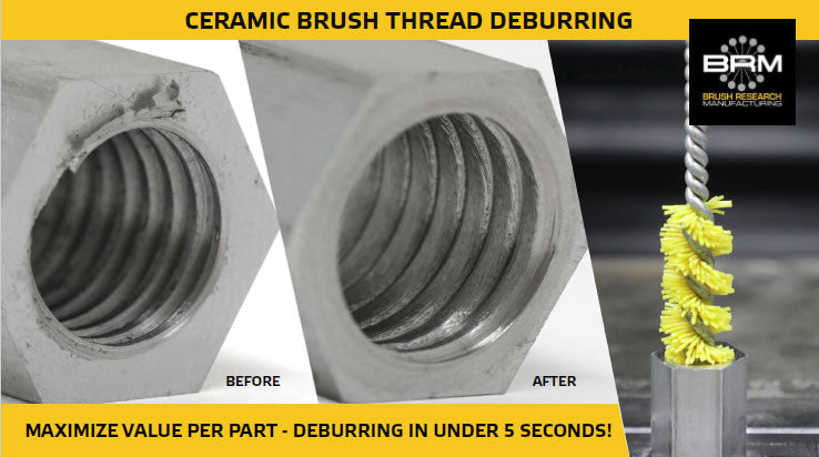 NAMPOWER Ceramic Thread Deburring Brushes — Brush Research ...