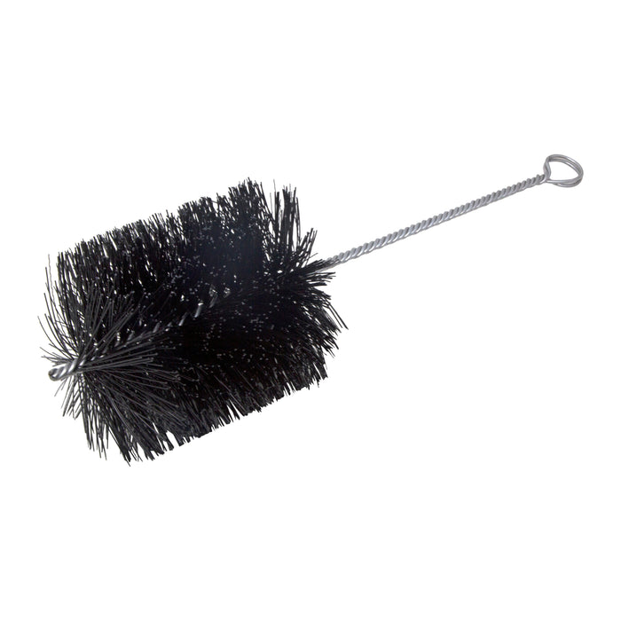 BRM 10A6 6" Diameter Cylinder Wash Brush, 6-12 Nylon Spiral Construction, 7" Brush Part, 18" OAL