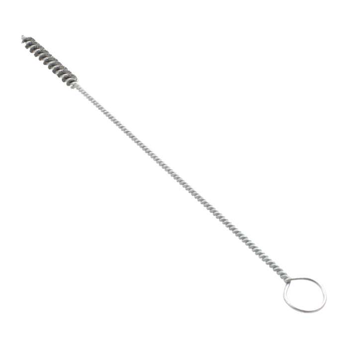 BRM Oil Gallery Brush, .375" Dia., .006 CS, 3" Brush Part, 34" Overall Length, With Ring Handle