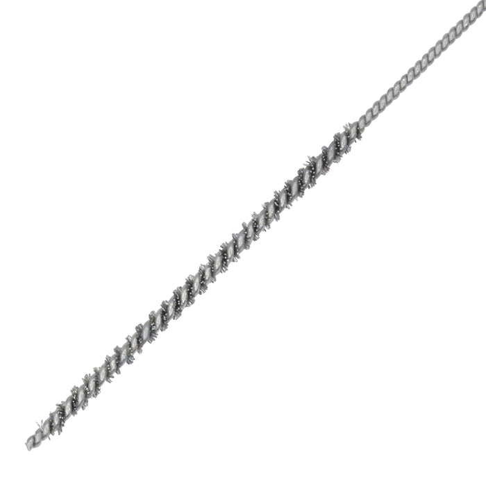 BRM 81A020 Mini Deburring Brush, .020" Diameter, .003SS, 1/4" Brush Part, 3" Overall Length