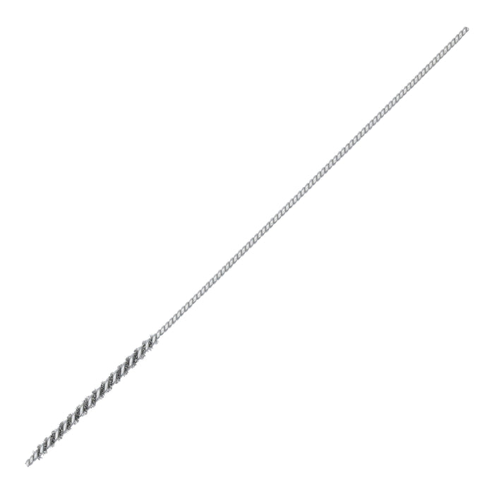 BRM 81A15M Mini Deburring Brush, 1.5mm Diameter, .002SS, .625" Brush Part, 3" Overall Length