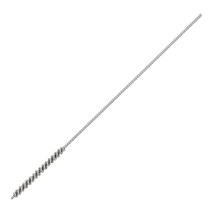 BRM 81A079 Mini Deburring Brush, .079" Diameter, .003SS, .750" Brush Part, 3" Overall Length