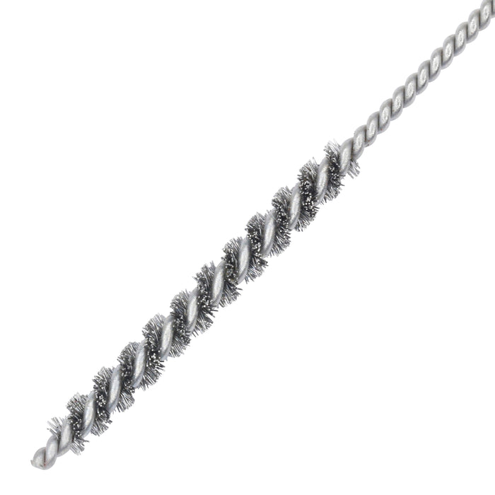 BRM 81A094PK1 Mini Deburring Brush, .094" Diameter, .003SS, .750" Brush Part, 3" Overall Length