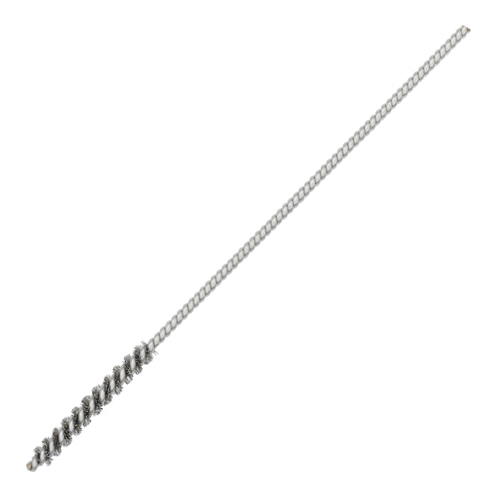 BRM 81A109PK1 Mini Deburring Brush, .109" Diameter, .003SS, .750" Brush Part, 3" Overall Length