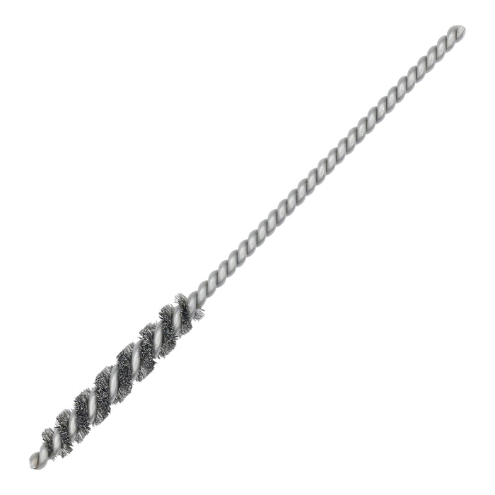 BRM 81A189 Mini Deburring Brush, .189" Diameter, .003SS, 1" Brush Part, 3" Overall Length