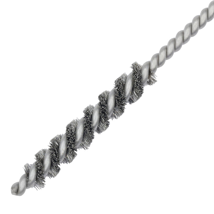 BRM 81A45MPK1 Mini Deburring Brush, 4.5mm Diameter, .003SS, 1" Brush Part, 3" Overall Length
