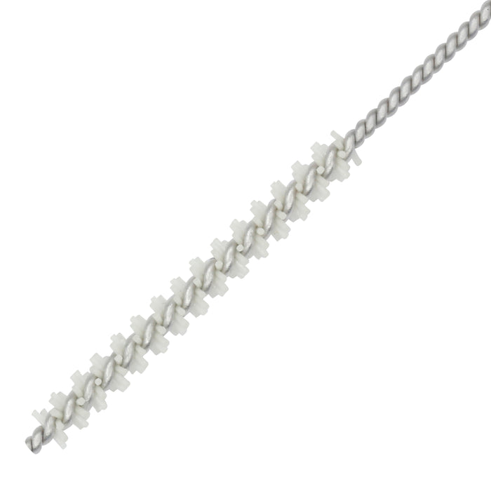BRM 81AY079SIL Abrasive Nylon Brush, For .079" Bore Dia., 1000SIL, .750" Brush Part, 3" OAL