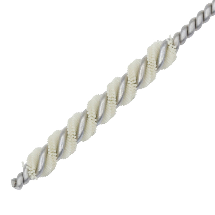 BRM 81AD142800 Abrasive Nylon Brush, For .142" Bore Dia., 800CD, 1" Brush Part, 3" OAL
