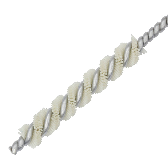BRM 81AD156800 Abrasive Nylon Brush, For .156" Bore Dia., 800CD, 1" Brush Part, 3" OAL