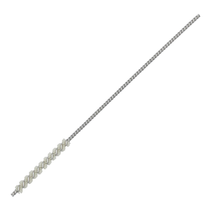 BRM 81AY2MSIL Abrasive Nylon Brush, For .079" (2mm) Bore Dia., 1000SIL, .750" Brush Part, 3" OAL