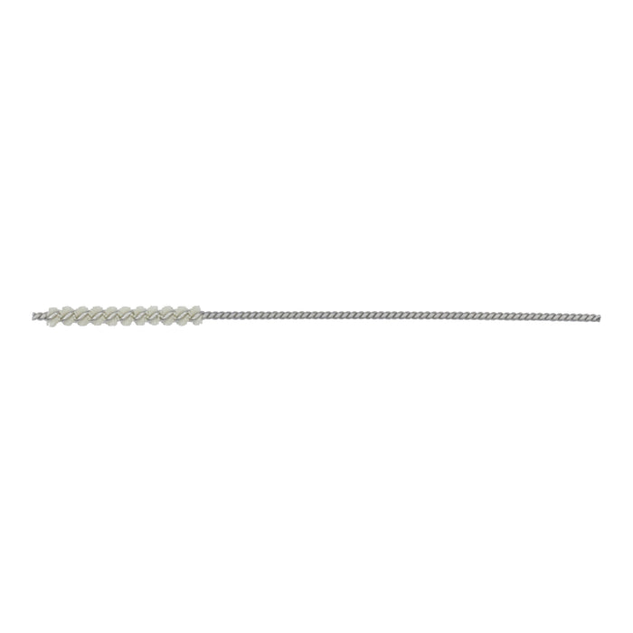 BRM 81AY2MSIL Abrasive Nylon Brush, For .079" (2mm) Bore Dia., 1000SIL, .750" Brush Part, 3" OAL