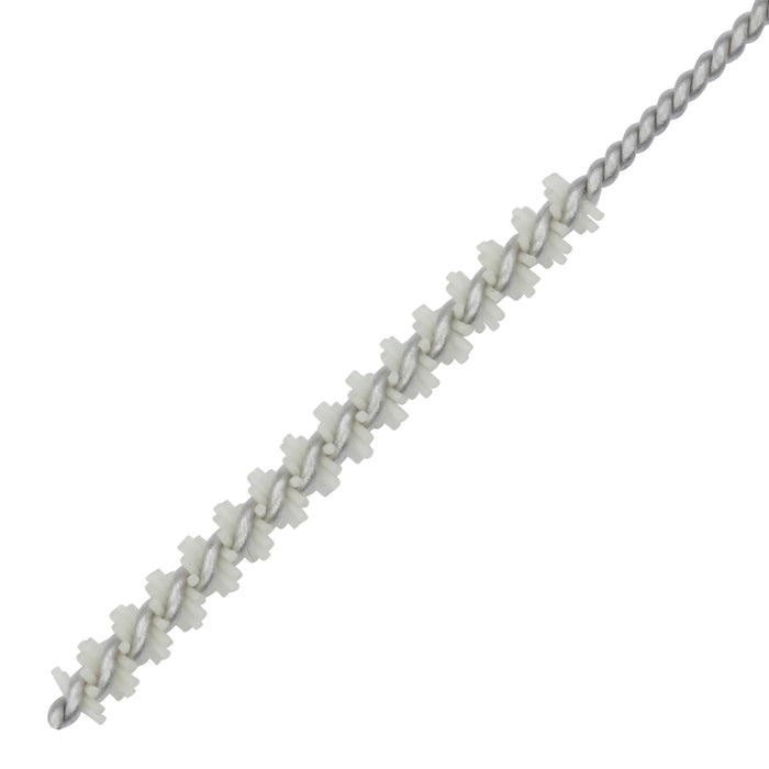 BRM 81AD2M800 Abrasive Nylon Brush, For .079" (2mm) Bore Dia., 800CD, .750" Brush Part, 3" OAL
