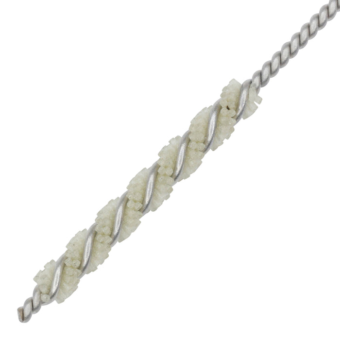BRM 81AD35M800 Abrasive Nylon Brush, For .138" (3.5mm) Bore Dia., 800CD, 1" Brush Part, 3" OAL