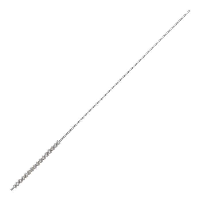 BRM 81AY032600AO Abrasive Nylon Brush, For .032" Bore Dia., 600AO, .625" Brush Part, 3" OAL