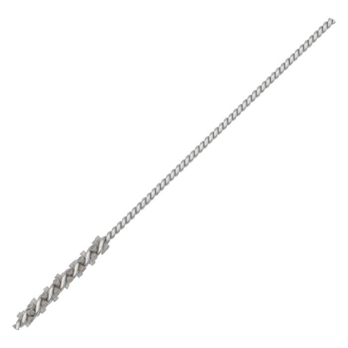 BRM 81AY109180AO Abrasive Nylon Brush, For .109" Bore Dia., 180AO, .750" Brush Part, 3" OAL