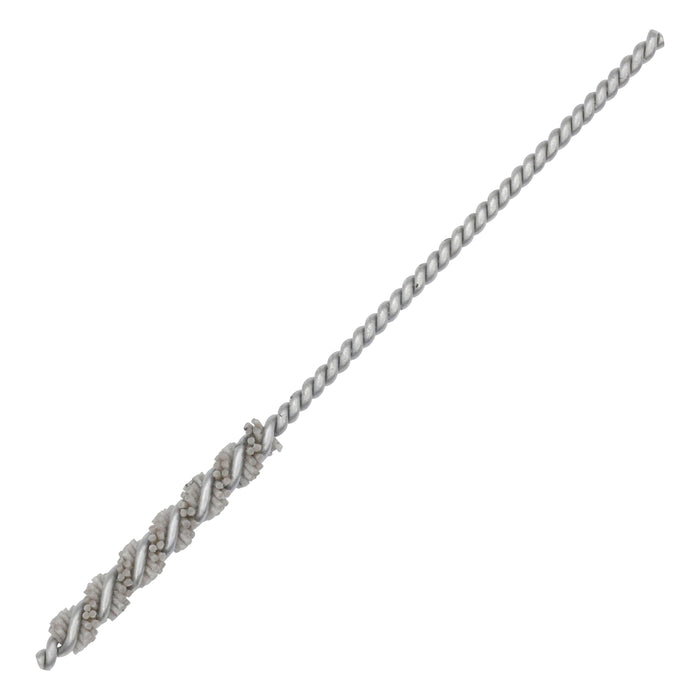 BRM 81AY142320AO Abrasive Nylon Brush, For .142" Bore Dia., 320AO, 1" Brush Part, 3" OAL