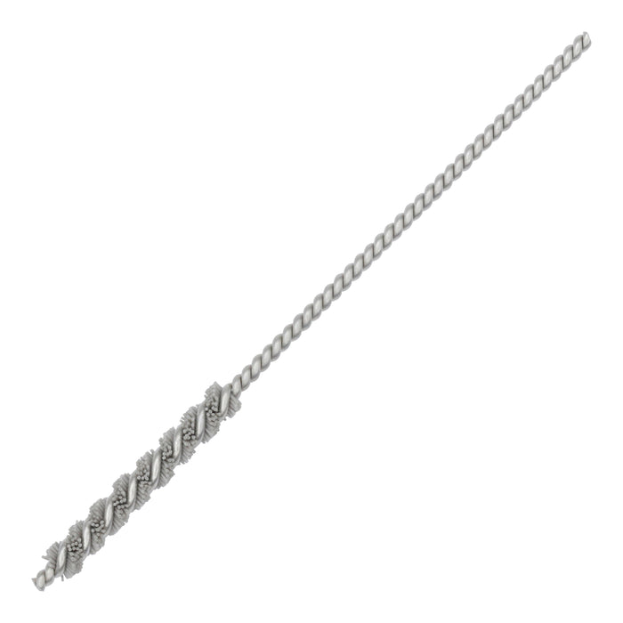 BRM 81AY142600AO Abrasive Nylon Brush, For .142" Bore Dia., 600AO, 1" Brush Part, 3" OAL