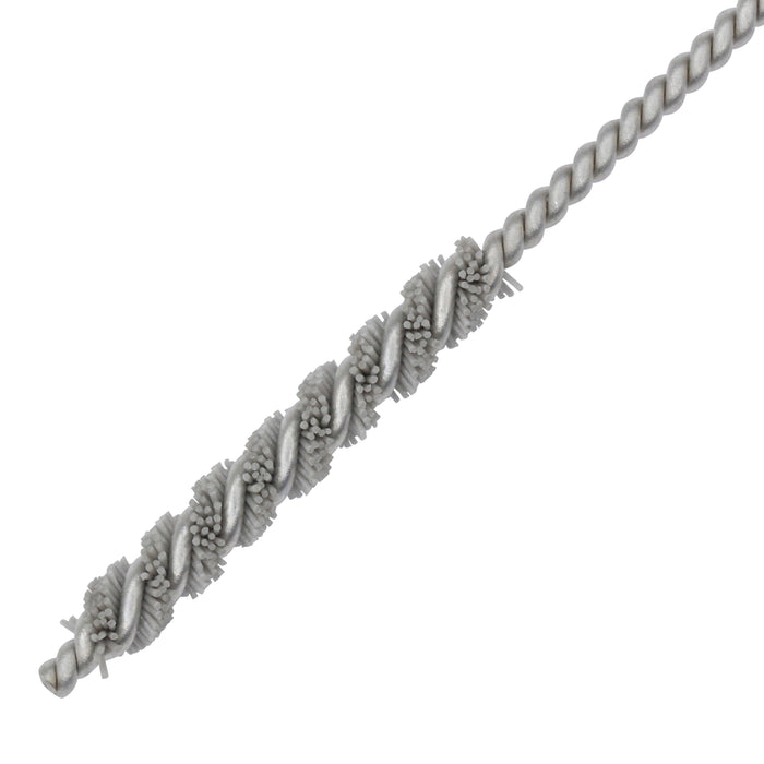 BRM 81AY142600AO Abrasive Nylon Brush, For .142" Bore Dia., 600AO, 1" Brush Part, 3" OAL