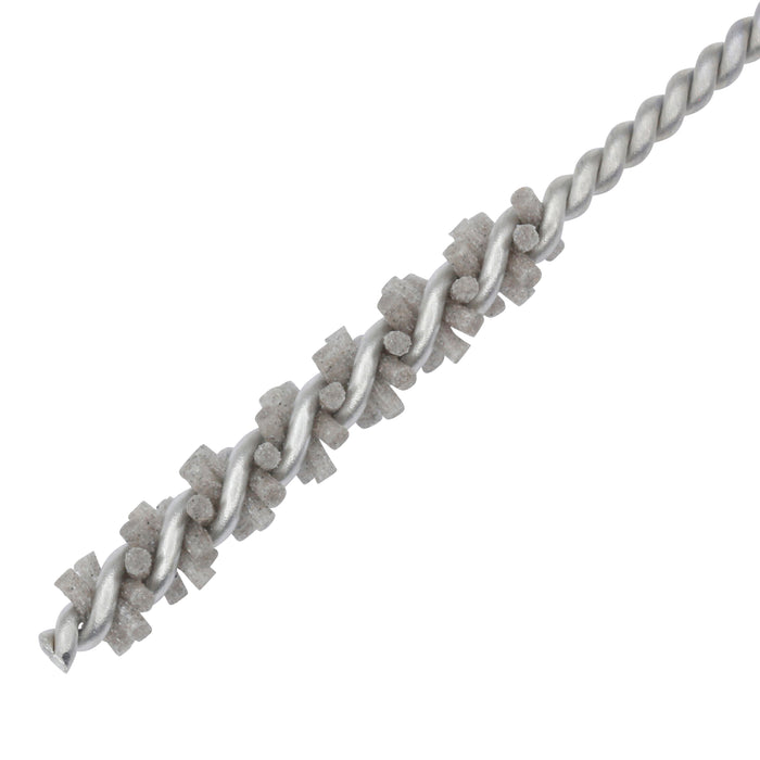 BRM 81AY156180AO Abrasive Nylon Brush, For .156" Bore Dia., 180AO, 1" Brush Part, 3" OAL