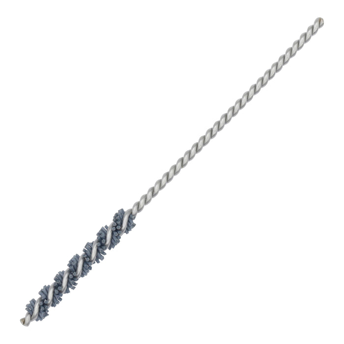 BRM 81AY4M320SC Abrasive Nylon Brush, For .157" (4mm) Bore Dia., 320SC, 1" Brush Part, 3" OAL