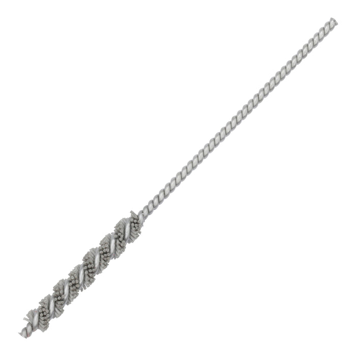 BRM 81AY156500AO Abrasive Nylon Brush, For .156" Bore Dia., 500AO, 1" Brush Part, 3" OAL