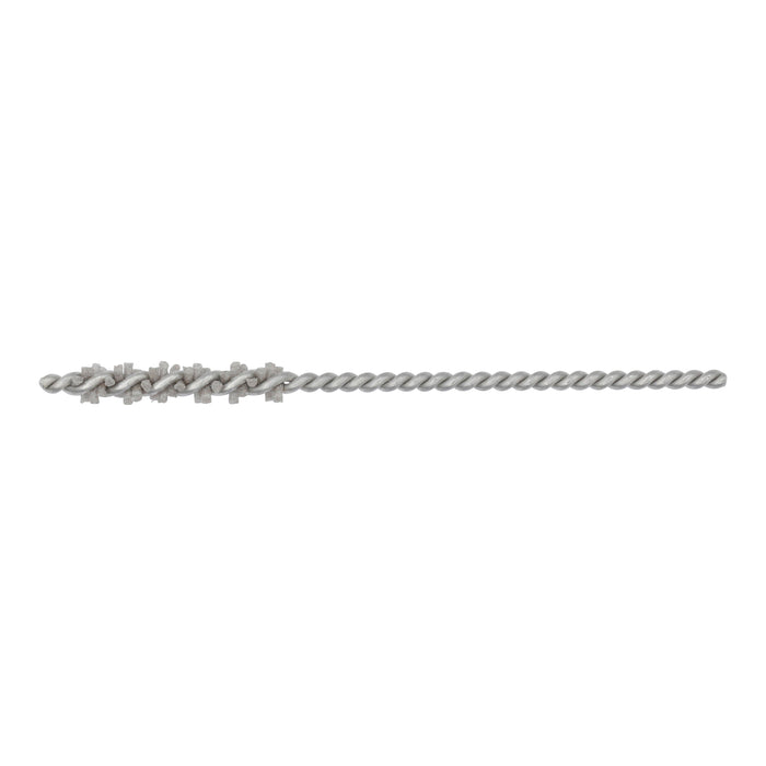 BRM 81AY172180AO Abrasive Nylon Brush, For .172" Bore Dia., 180AO, 1" Brush Part, 3" OAL
