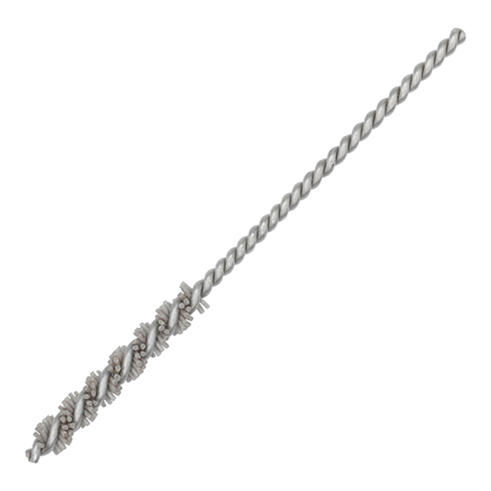 BRM 81AY4M320AO Abrasive Nylon Brush, For .157" (4mm) Bore Dia., 320AO, 1" Brush Part, 3" OAL