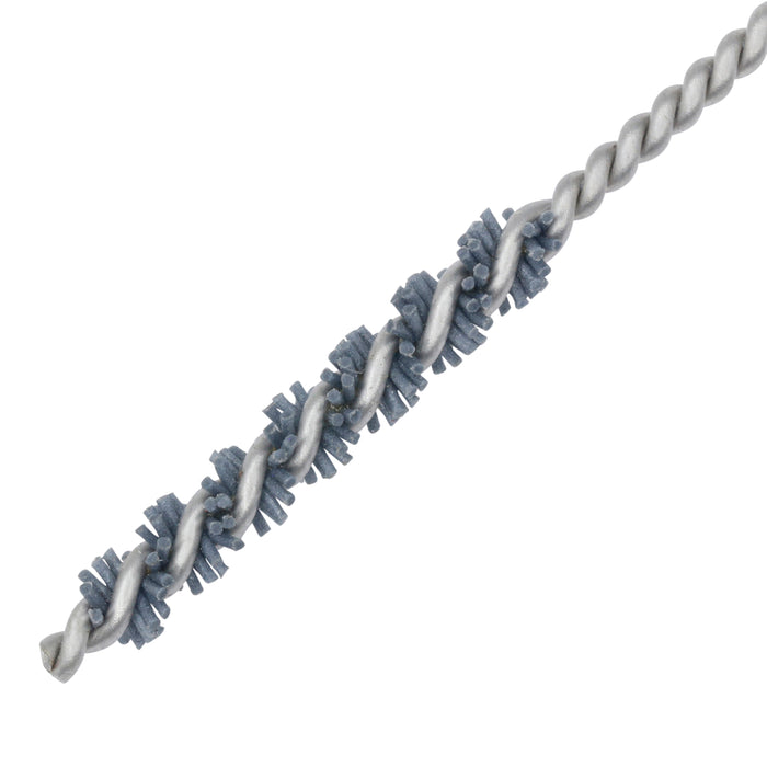 BRM 81AY172320SC Abrasive Nylon Brush, For .172" Bore Dia., 320SC, 1" Brush Part, 3" OAL