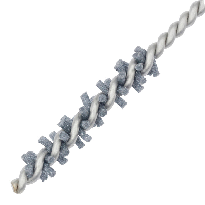 BRM 81AY189120SC Abrasive Nylon Brush, For .189" Bore Dia., 120SC, 1" Brush Part, 3" OAL