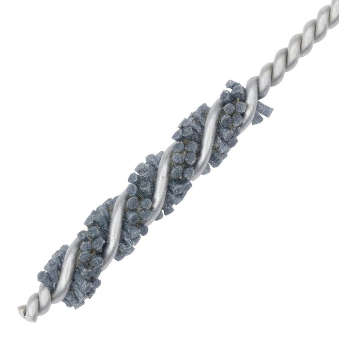 BRM 81AY189180SC Abrasive Nylon Brush, For .189" Bore Dia., 180SC, 1" Brush Part, 3" OAL