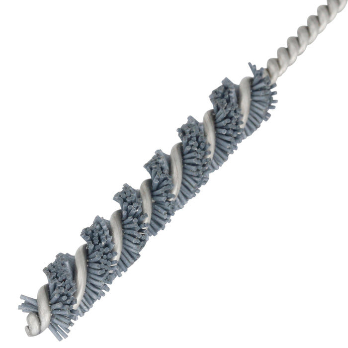 BRM 81AY55M500SC Abrasive Nylon Brush, For .217" (5.5mm)Bore Dia., 500SC, 1" Brush Part, 3" OAL