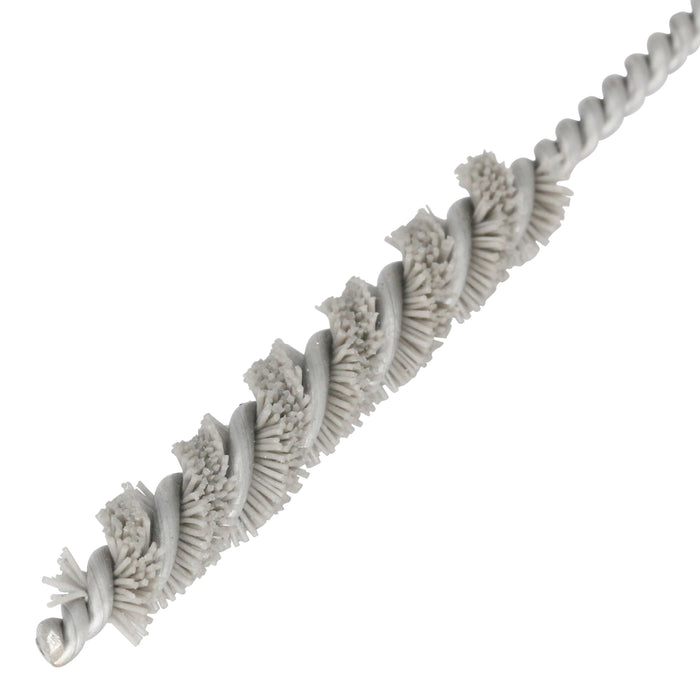 BRM 81AY35M600AO Abrasive Nylon Brush, For .138" (3.5mm) Bore Dia., 600AO, 1" Brush Part, 3" OAL