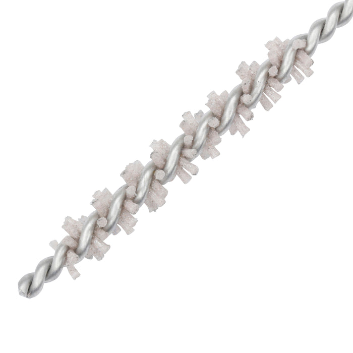 BRM 81AY6M120AO Abrasive Nylon Brush, For .236" Bore Dia., 120AO, 1" Brush Part, 3" OAL