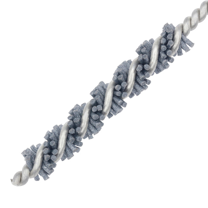 BRM 81AY55M180SC Abrasive Nylon Brush, For .217" (5.5mm)Bore Dia., 180SC, 1" Brush Part, 3" OAL