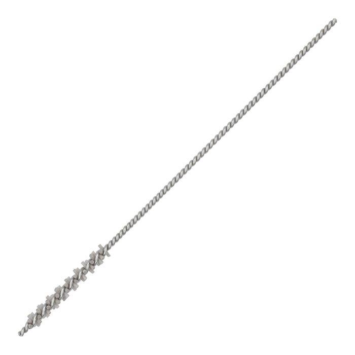 BRM 81AY25M320AO Abrasive Nylon Brush, For .098" (2.5mm) Bore Dia., 320AO, .750" Brush Part, 3" OAL