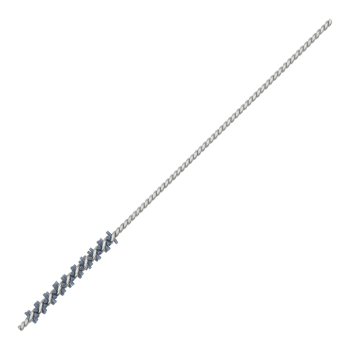 BRM 81AY25M320SC Abrasive Nylon Brush, For .098" (2.5mm) Bore Dia., 320SC, .750" Brush Part, 3" OAL