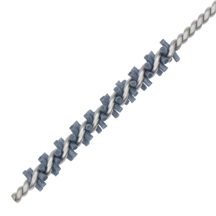 BRM 81AY25M320SC Abrasive Nylon Brush, For .098" (2.5mm) Bore Dia., 320SC, .750" Brush Part, 3" OAL