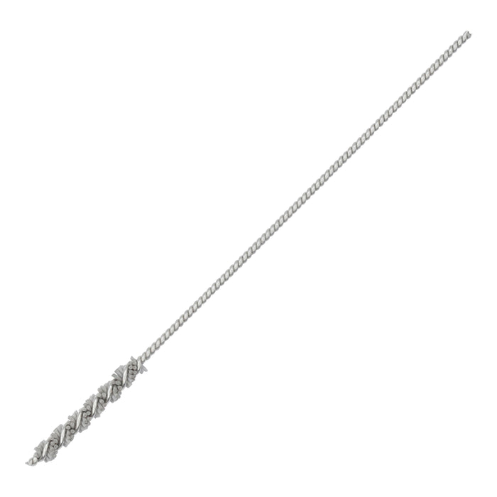 BRM 81AY25M500AO Abrasive Nylon Brush, For .098" (2.5mm) Bore Dia., 500AO, .750" Brush Part, 3" OAL