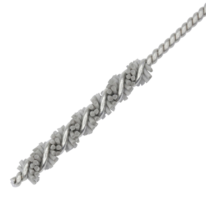 BRM 81AY25M500AO Abrasive Nylon Brush, For .098" (2.5mm) Bore Dia., 500AO, .750" Brush Part, 3" OAL