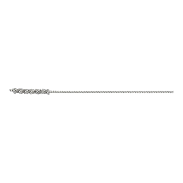 BRM 81AY25M500AO Abrasive Nylon Brush, For .098" (2.5mm) Bore Dia., 500AO, .750" Brush Part, 3" OAL