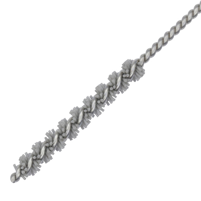 BRM 81AY172600AOPK1 Abrasive Nylon Brush, For .172" Bore Dia., 600AO, 1" Brush Part, 3" OAL
