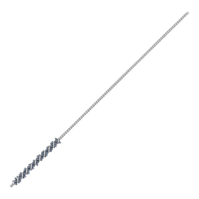BRM 81AY2M320SC Abrasive Nylon Brush, For .079" (2mm) Bore Dia., 320SC, .750" Brush Part, 3" OAL
