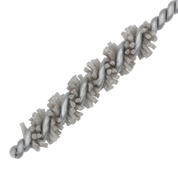 BRM 81AY55M180AO Abrasive Nylon Brush, For .217" (5.5mm)Bore Dia., 180AO, 1" Brush Part, 3" OAL