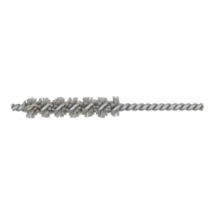 BRM 81AY55M180AO Abrasive Nylon Brush, For .217" (5.5mm)Bore Dia., 180AO, 1" Brush Part, 3" OAL