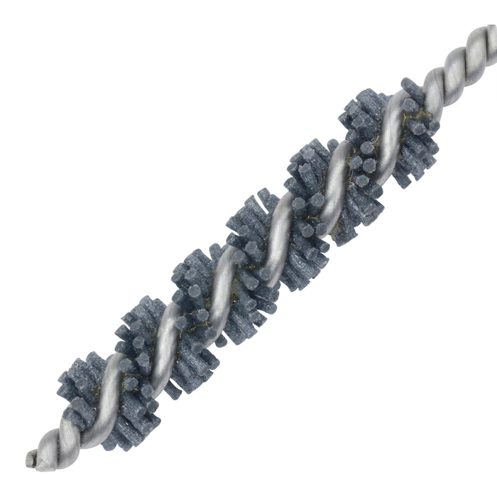 BRM 81AY312180SC Abrasive Nylon Brush, For .312" Bore Dia., 180SC, 1.5" Brush Part, 3" OAL