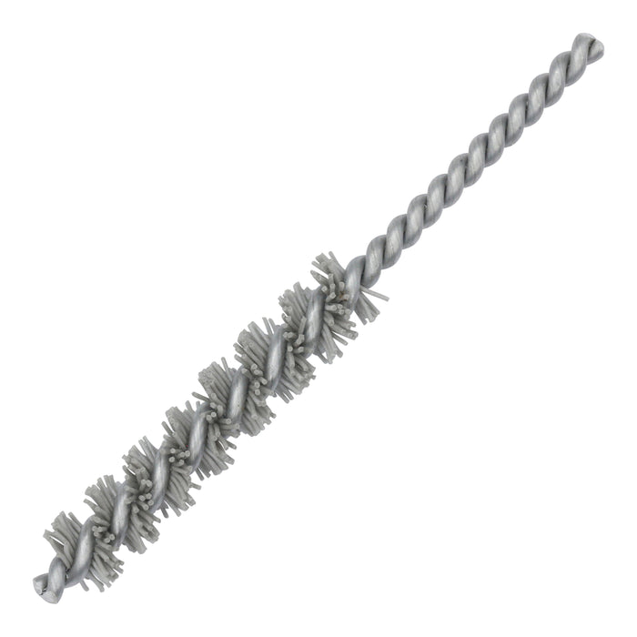 BRM 81AY312500AO Abrasive Nylon Brush, For .312" Bore Dia., 500AO, 1.5" Brush Part, 3" OAL