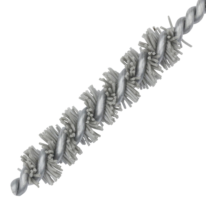 BRM 81AY312500AO Abrasive Nylon Brush, For .312" Bore Dia., 500AO, 1.5" Brush Part, 3" OAL
