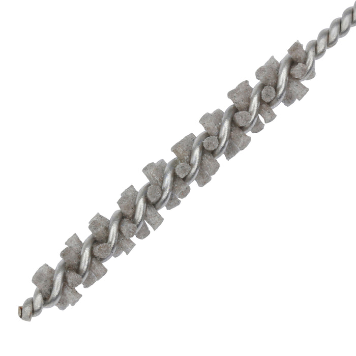 BRM 81AY125180AO Abrasive Nylon Brush, For .125" Bore Dia., 180AO, 1" Brush Part, 3" OAL